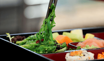 Entsalada eta sushi